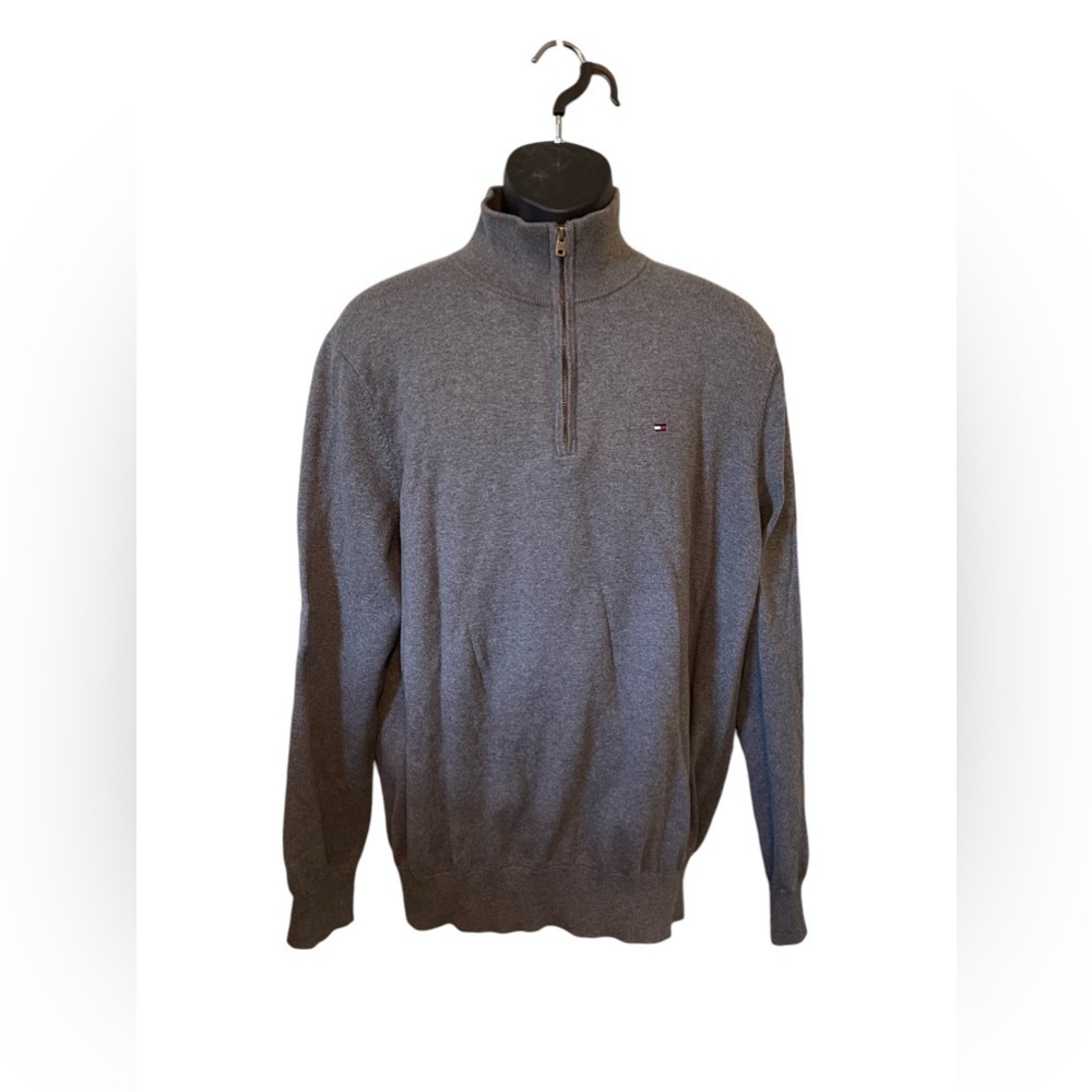 NWOT Tommy Hilfiger Zip Top Sweater - Picture 2 of 4